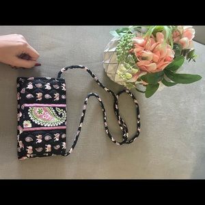 Vera Bradley wallet clutch crossbody wristlet